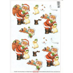 Julemand med nskeseddel