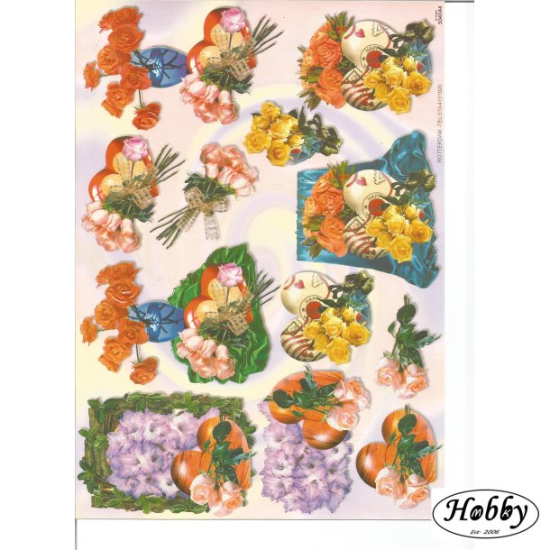 Buketter blandet roser