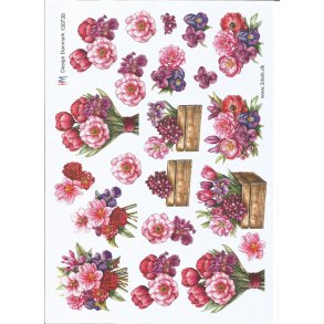 Blomst erbuket med forrsblomster