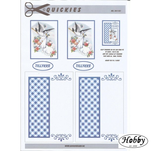 Stork med baby dreng