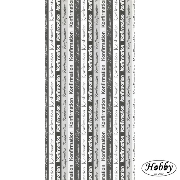 Konfirmation gr og sort