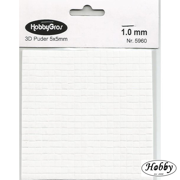 3D puder 1 mm