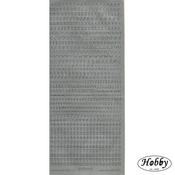 Sm� bogstaver m/ tal