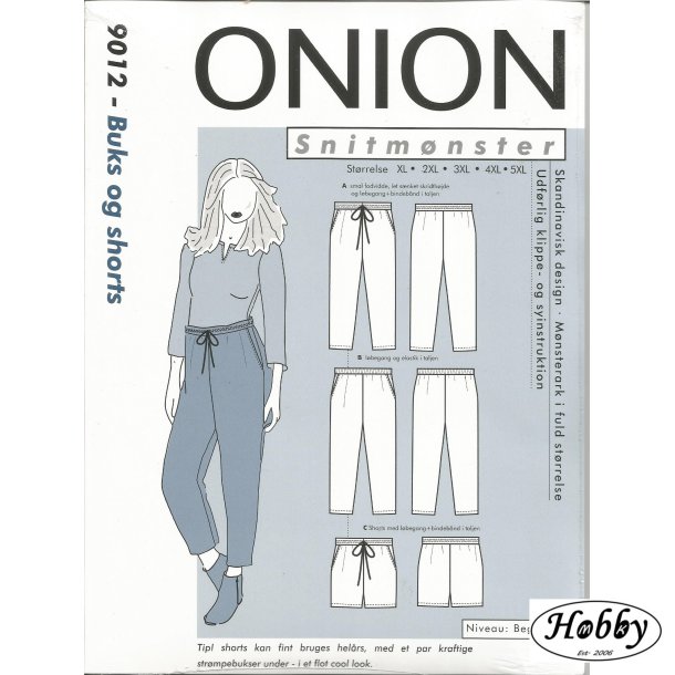 Onion Mnster plus strrelse Buks og Shorts Dame