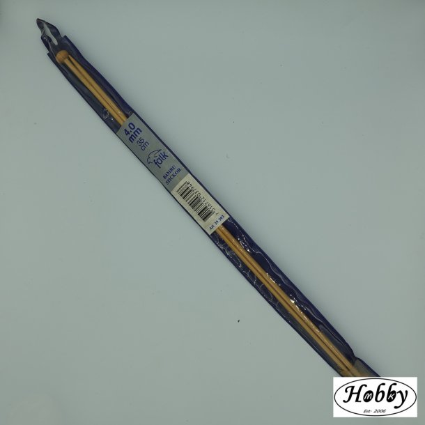 Bambus strikkepinde 4,0mm