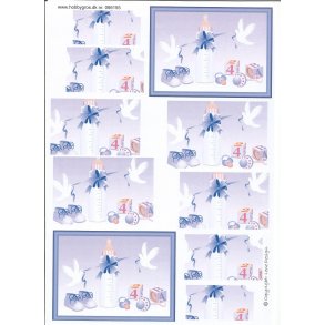 Billede med lilla flske