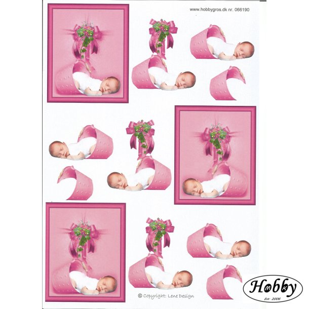 Billede med lyser�d baby