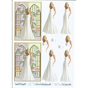 Konfirmandinde med blomster