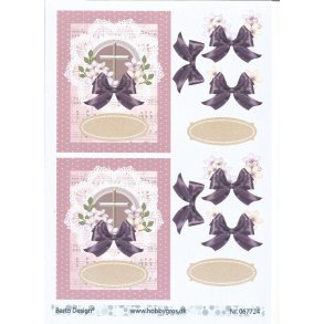 Blomster kort m/ sljfe