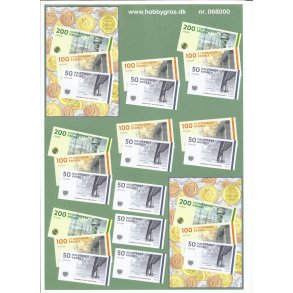 Pengeseddeler og mnter