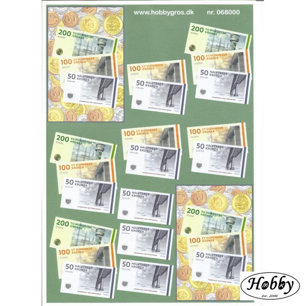 Pengeseddeler og mnter