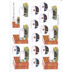 Studenter huer i 3 farver