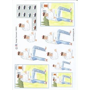 Studebnter dreng p stol