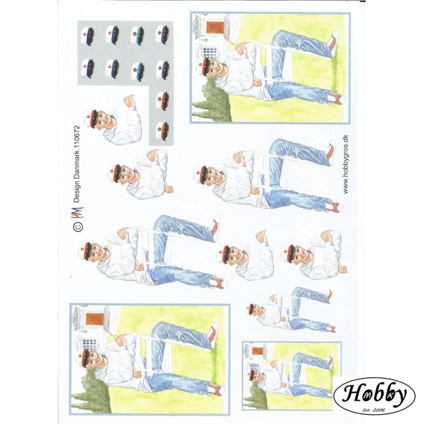 Studebnter dreng p stol