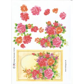 Blomster i forskellige farver