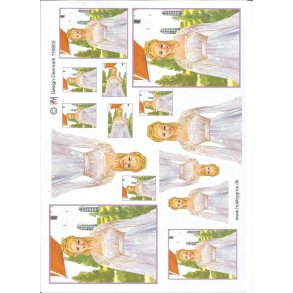 Konfirmandinde ved kirke