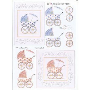 Barnevogne dreng og pige