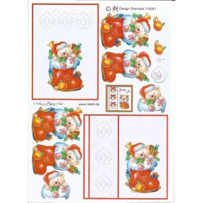 Jule stvle med bamse