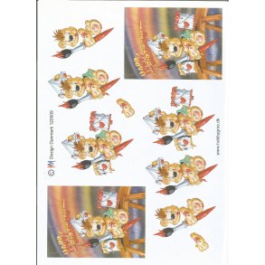 Lille bamse m/ maling