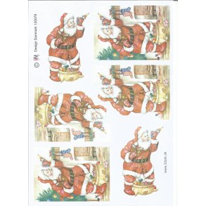 Julemand med sin gavesk