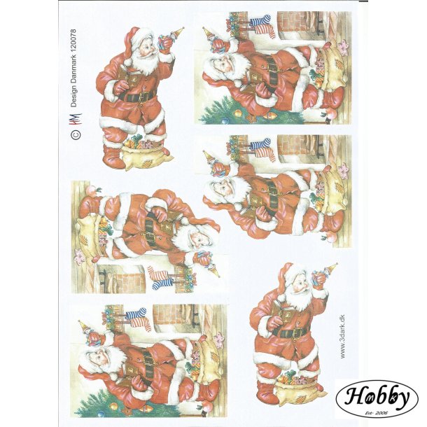 Julemand med sin gavesk