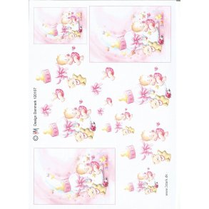 Lille baby m/bamse lyser�d