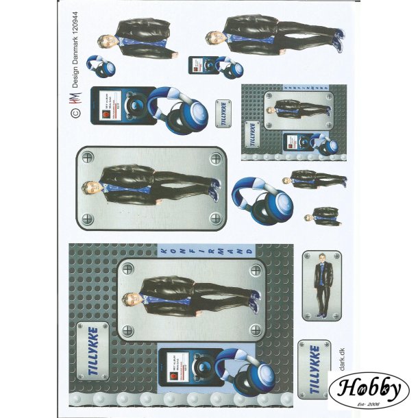 Konfirmationsdreng med Ipod