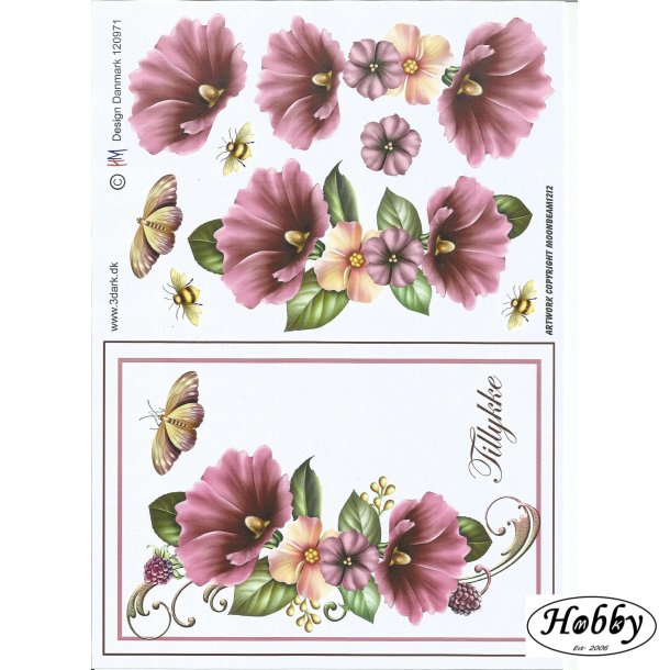 Store lilla blomster