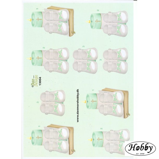 Babysko med lys mintgr�n