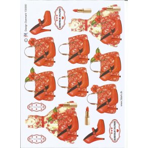 Dametaske Kjole og sko