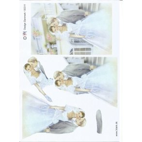 Bryllup stort telegram