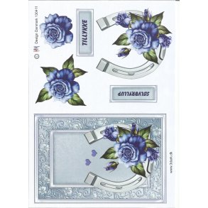 Slvbryllup telegram  hestesko