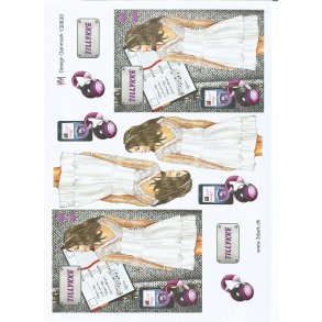 Konfirmandinde m/ hertelefon