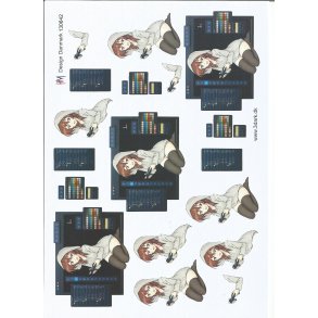 Pige med computerspil