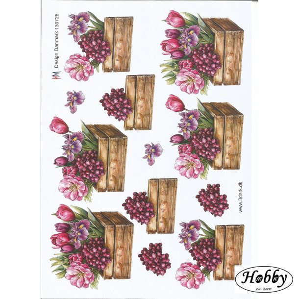 Forrsblomster i kasse