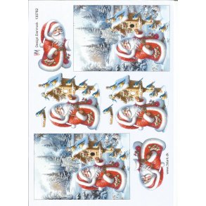 Julemand og fuglehus