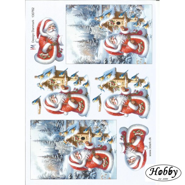 Julemand og fuglehus