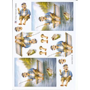 �ldre mand der fisker