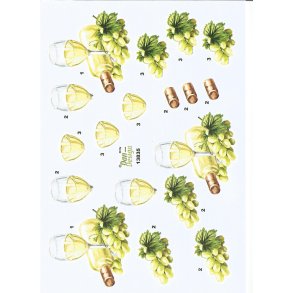 Hvidvin og grnne druer