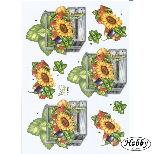 Blomster i kasse