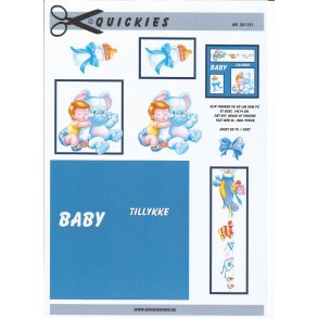 baby dreng med elefant