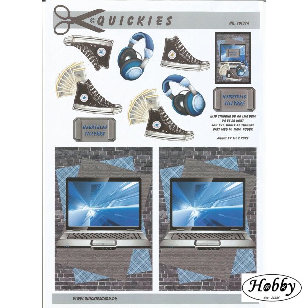 Pc converse penge og hretelefoner til dreng