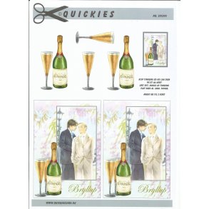 Brudepar to drenge stort