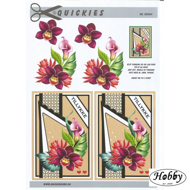 Orkide og fredslilje