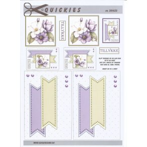 Blomster Buket Quickies card