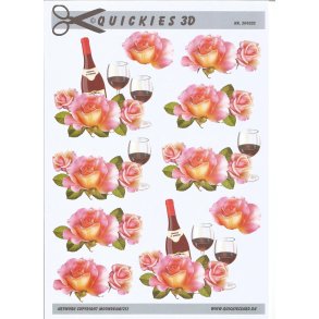 R�dvin og roser Quickies