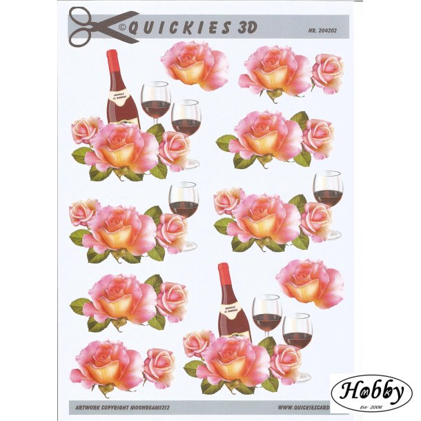 R�dvin og roser Quickies