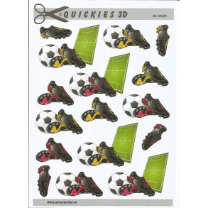 Fodbold sko i rd og gul farve