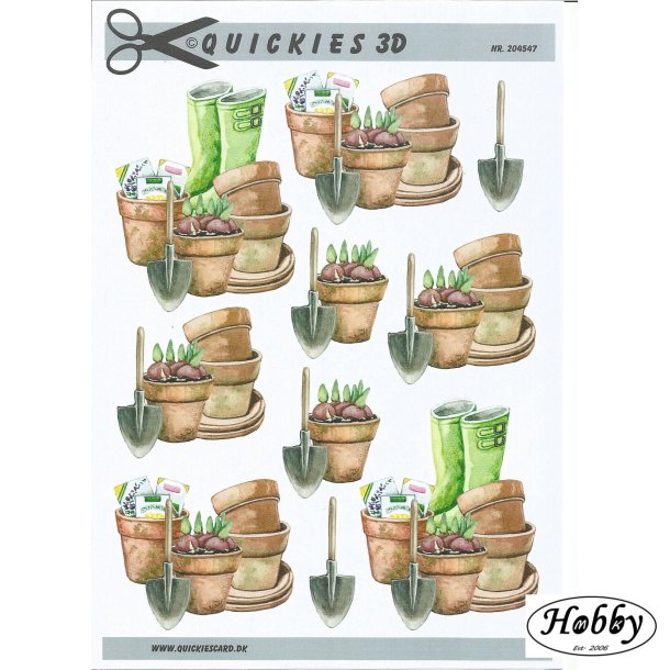 Potter og haveredskaber