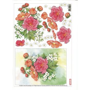 Stort blomster billede